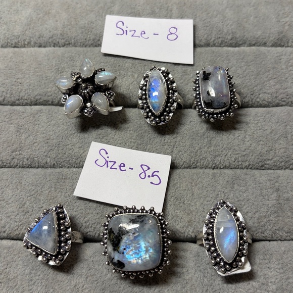 Sizes 6-9 ~Moonstone Rings - Picture 4 of 6